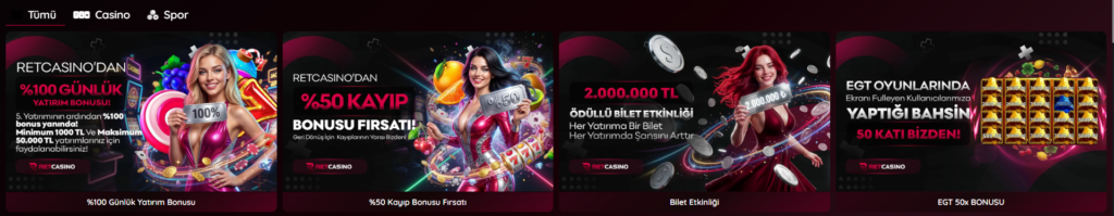 Retcasino Bonus